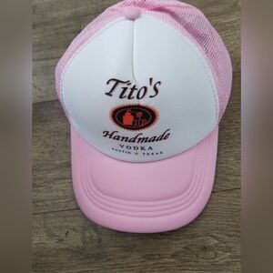 2/$25 Tito's Handmade Vodka Pink Trucker Hat
